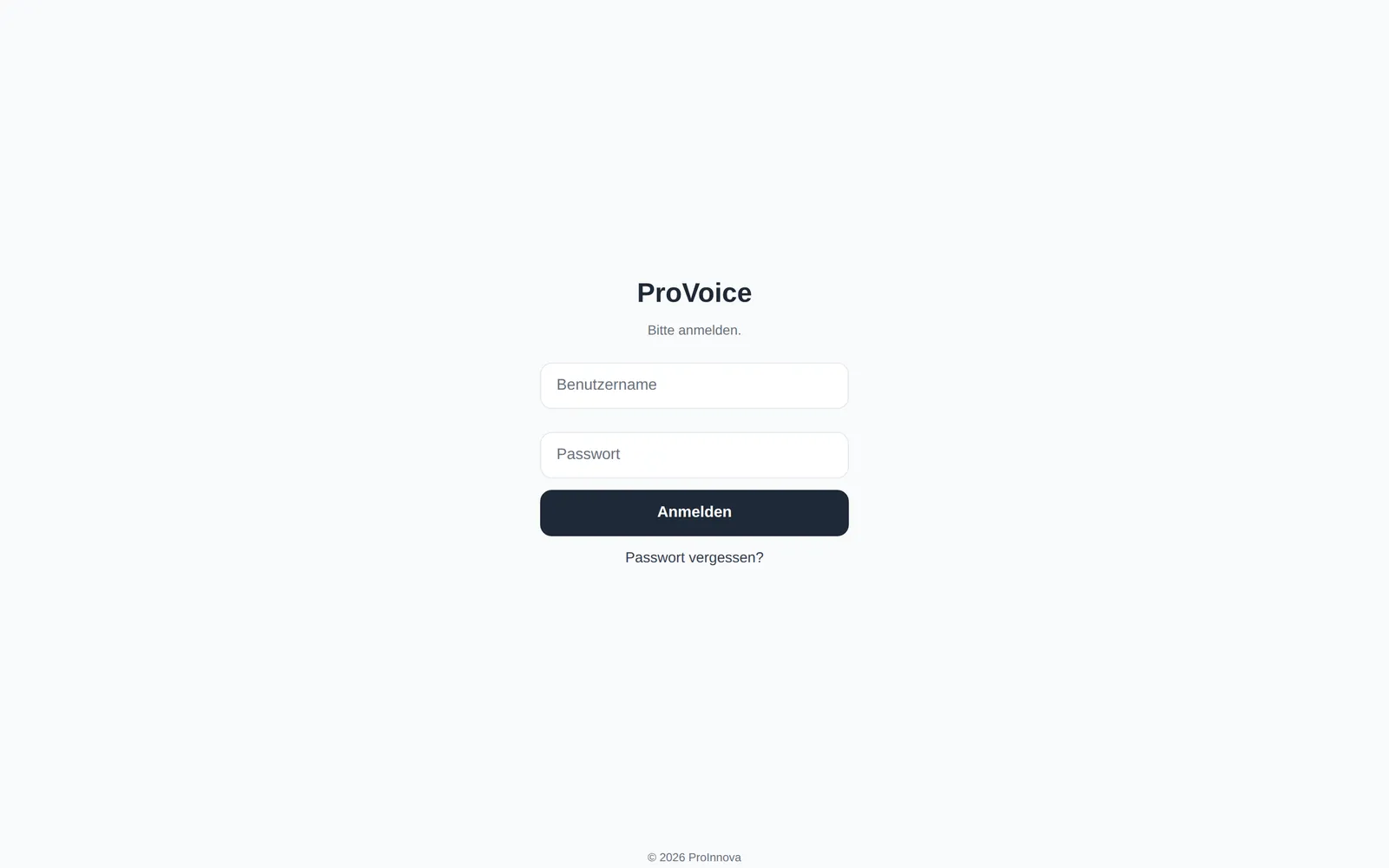 ProVoice – Screenshot