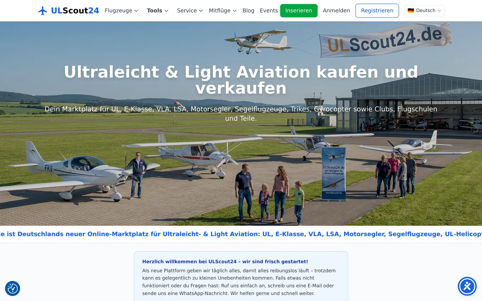 ULScout24 – Screenshot